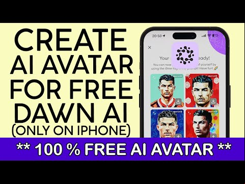 How to Create Ai Avatar For Free on Dawn AI on Iphone | 100% Free AI AVATAR 2022