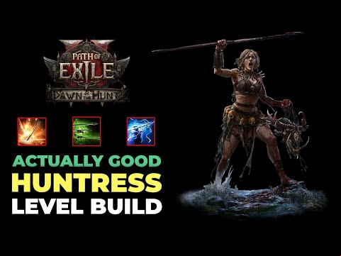 Huntress LEVELING Build That Actually Works - Path of Exile 2