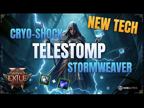All New Cryo Telestomp Stormweaver || Path Of Exile 2 Sorceress Build Guide