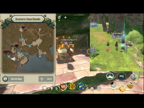 Vistas and Chests Location in Eastern Heartlands | Ni No Kuni Cross Worlds