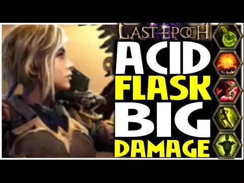 Last Epoch H2O&#039;s Acid Flask Explosive Trap Trapuchet Falconer Build Guide Showcase