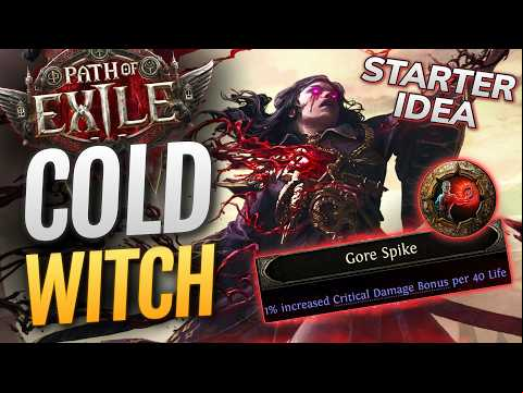 [PoE 2] COLD CRIT Witch - BloodMage Starter Build Idea for Path of Exile 2