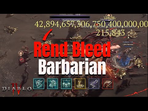 INSANE DAMAGE Rend Bleed Barbarian Berserk Ripping Test