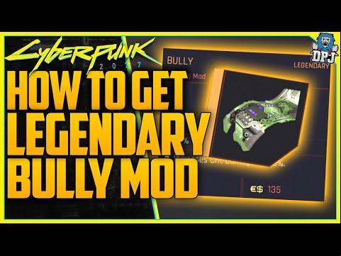 Cyberpunk 2077: AMAZING LEGENDARY CLOTHING MOD GUIDE - THE BULLY - How To Get - MUST GET